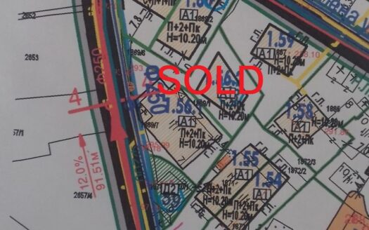 Plots for construction in the settlement of Crnice with a view of Skopje.
